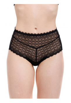 Трусы слипы с высокой линией талии ZE:BRA_710525_черный