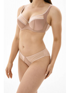 Трусы слипы со средней линией талии  ZE:BRA_775006_персиковый румянец