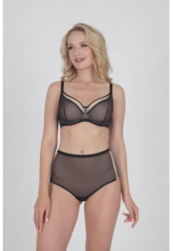 Трусы слипы с высокой линией талии ZE:BRA_754008_черный