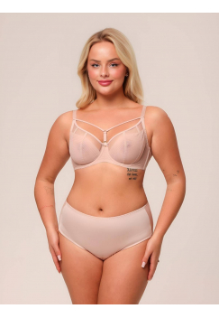 Трусы слипы с высокой линией талии ZE:BRA_774570_персиковый румянец