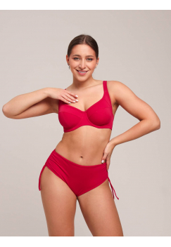 Плавки слипы со средней линией талии ZE:BRA_927021_красный