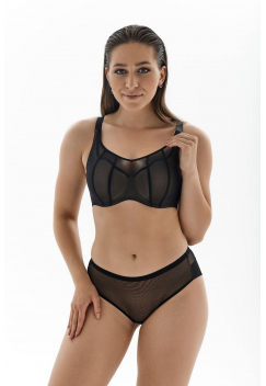 Трусы слипы со средней линией талии ZE:BRA_793008_черный