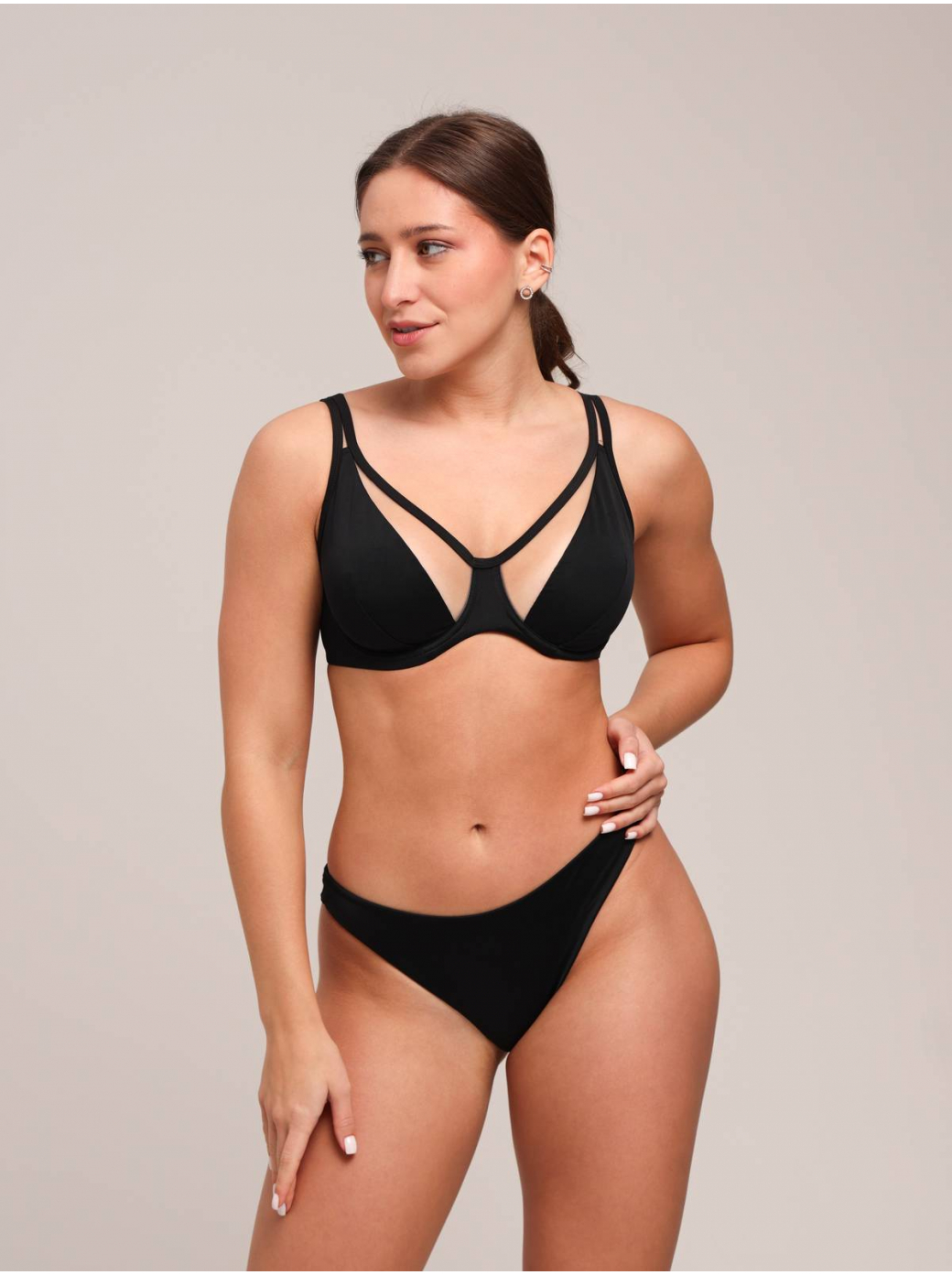 Купальный лиф мягкая чашка на каркасах ZE:BRA_933002-26_черный