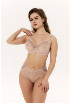 Трусы слипы с высокой линией талии ZE:BRA_761541_персиковый румянец