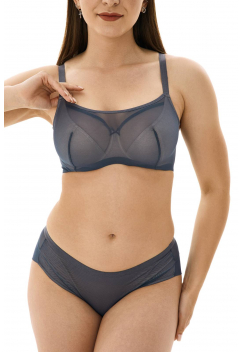 Трусы слипы со средней линией талии ZE:BRA_793008_графит