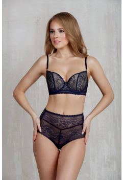 Трусы слипы с высокой линией талии ZE:BRA_710540_т.синий