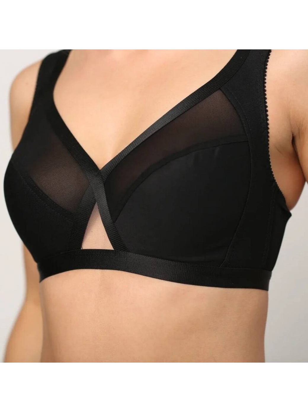Бюстгальтер мягкая чашка без каркасов ZE:BRA_517005_черный