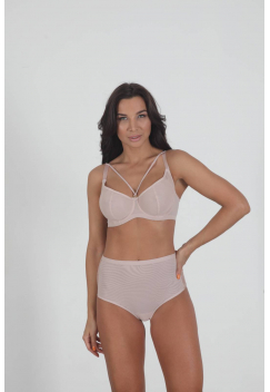 Трусы слипы с высокой линией талии ZE:BRA_754008_персиковый румянец
