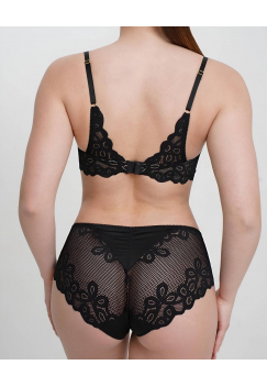 Трусы слипы со средней линией талии ZE:BRA_714520_черный