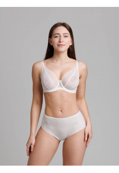 Трусы слипы с высокой линией талии ZE:BRA_774570_молоко