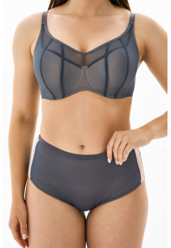 Трусы слипы с высокой линией талии ZE:BRA_754008_графит