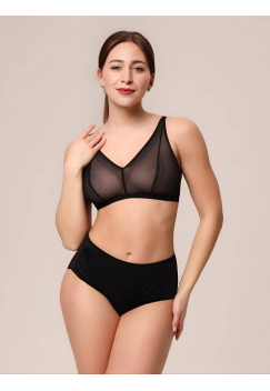 Трусы слипы с высокой линией талии ZE:BRA_774570_черный