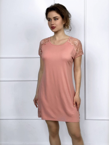 Сорочка женская DESU_С-040М_коралловый миндаль