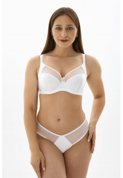 Трусы слипы со средней линией талии ZE:BRA_775006_белый