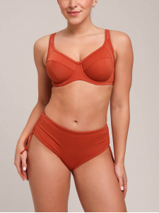 Плавки слипы со средней линией талии ZE:BRA_927024_карамель