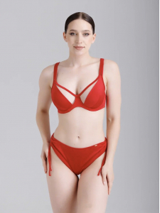 Купальный лиф мягкая чашка на каркасах ZE:BRA_933027_красный